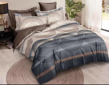 Постельное белье из поплина "Наслаждение" 3Д Семейный (диз.: 6631) КНПСДсев