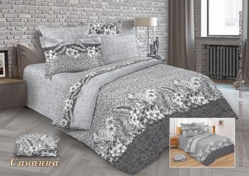 Постельное белье из бязи 145 г/м2 "Душевный" 1,5 сп. (диз.: 17162 Саванна) 