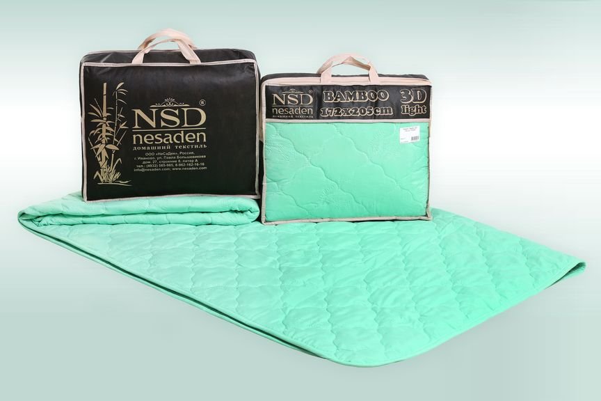 Одеяло "Бамбук Soft" микрофибра 150г/м2 чемодан ОПБЕо
